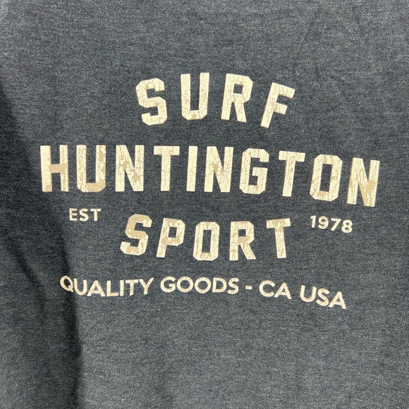 Huntington Surf & Sport navy graphic sweatshirt casual comfort XL - Picture 6 of 6